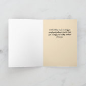 Carte de Noël magique de vacances avec femme (Intérieur)