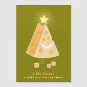 Carte de Noël magnétique Big Cheese (Devant)