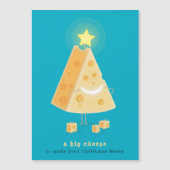Carte de Noël magnétique Big Cheese (Devant)