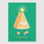 Carte de Noël magnétique Big Cheese (Devant)