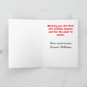 Carte de Noël Mailman (Intérieur)