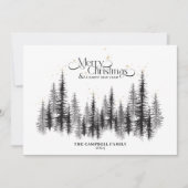 Carte de Noël Majestic Trees (Devant)