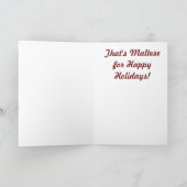 Carte de Noël maltaise de thème (Intérieur)