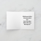 Carte de Noël Maman et Papa (Intérieur)