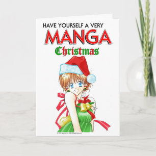 Carte de Noël manga 2021 de l'Université du Manga
