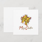 Carte de Noël manuscrite (Devant / Derrière)
