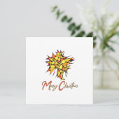 Carte de Noël manuscrite (Debout devant)