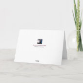 Carte de Noël maquillage cosmétique (Dos)