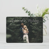 Carte de Noël marié et Joyeux (Debout devant)