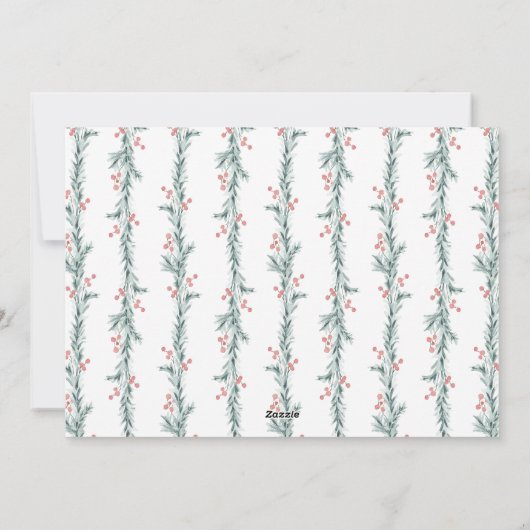 Carte de Noël Marié et Joyeux Multiphoto (Dos)