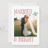 Carte de Noël Mariée (Devant)