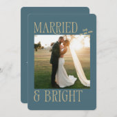 Carte de Noël Mariée (Devant / Derrière)