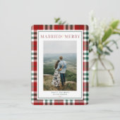 Carte de Noël mariée et mariée (Debout devant)