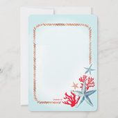 Carte de Noël Marine Life (Dos)