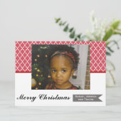 Carte de Noël marocaine de photo (Debout devant)