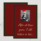 Carte de Noël marxiste discret 3 (Devant / Derrière)