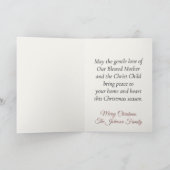 Carte de Noël Mary’s Mantle (Intérieur)