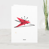 Carte de Noël MCM Atomic Era 1950s Swell (Dos)