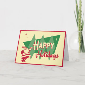 Carte de Noël MCM rétro