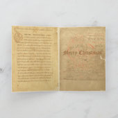 Carte de Noël médiévale 5 (Intérieur)