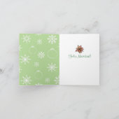 Carte de Noël, mélange Chihuahua (Intérieur)