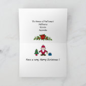 Carte de Noël - Melbourne, Australie (Intérieur)