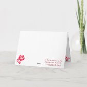 Carte de Noël Mele Kalikimaka (Dos)