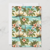 Carte de Noël Mele Kalikimaka Vintage Hawaii (Dos)