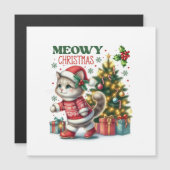 Carte de Noël Meowy  (Devant / Derrière)