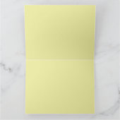 Carte de Noël Merci pliée (Intérieur)