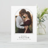 Carte de Noël Merrier Together Sunset Arch (Debout devant)