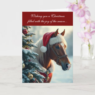 Carte de Noël Merry and Mane
