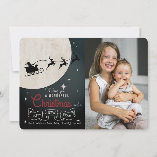 Carte de Noël merveilleuse (Devant)