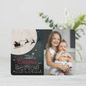 Carte de Noël merveilleuse (Debout devant)