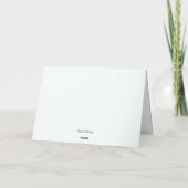 Carte de Noël merveilleuse flocon de neige (Dos)