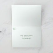 Carte de Noël merveilleuse flocon de neige (Intérieur)