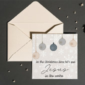 Carte de Noël : Mettons Jésus au centre Hol