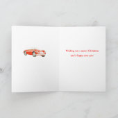 Carte de Noël MGA, personnalisable (Intérieur)