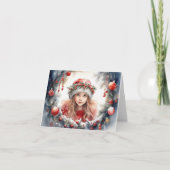 Carte de Noël mignonne (Devant)