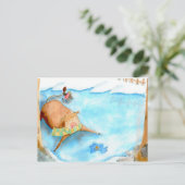 Carte de Noël mignonne (Debout devant)