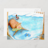 Carte de Noël mignonne (Devant / Derrière)