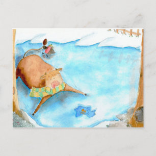 Carte de Noël mignonne