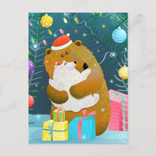 Carte de Noël mignonne (Devant)