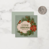 Carte de Noël mignonne (Devant/Arrière en situation)