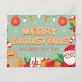 Carte de Noël mignonne (Devant)