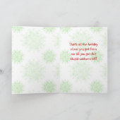 Carte de Noël Mignonne Bulldog (Intérieur)