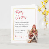 Carte de Noël mignonne Sobriety (Fleur jaune)