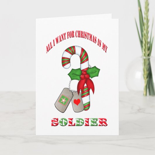Carte de Noël militaire (Devant)