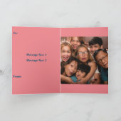 Carte de Noël militaire standard, 5" x 7" pliée (Intérieur)