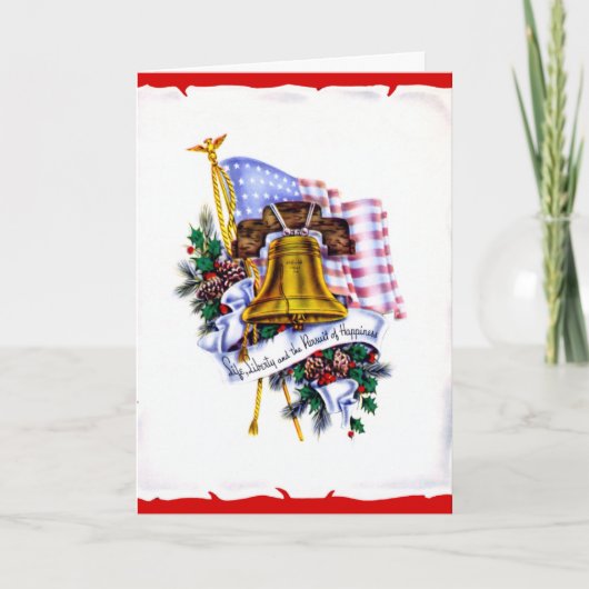 Carte de Noël militaire vintage (Devant)